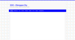 Desktop Screenshot of deped-olongapo.com