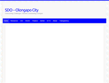Tablet Screenshot of deped-olongapo.com